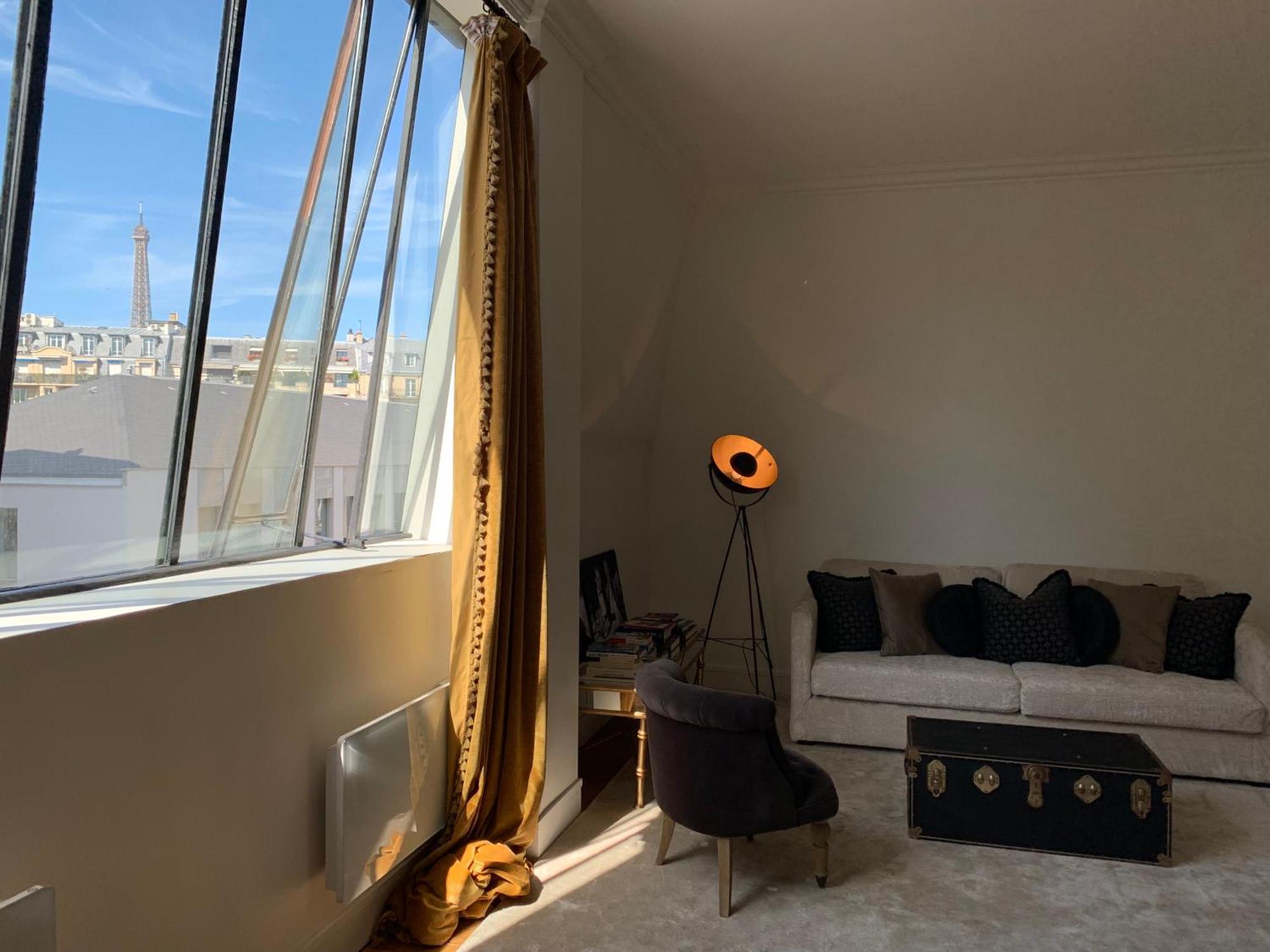 Superbe Appartement Tour Eiffel Paris Exteriör bild